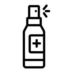 Obraz premium hand sanitizer Line Icon
