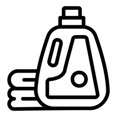laundry detergent Line Icon