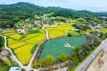 충남 당진시 면천면 골정지 저수지