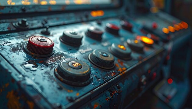 Transportation control panel buttons - Powered by Adobe