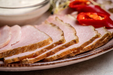 Premium Pork Loin Slices With Cream Sauce