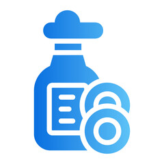 dishwashing liquid Line Gradient Icon