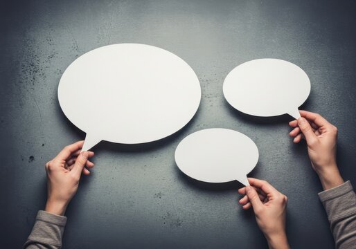 Speech bubble - Powered by Adobe