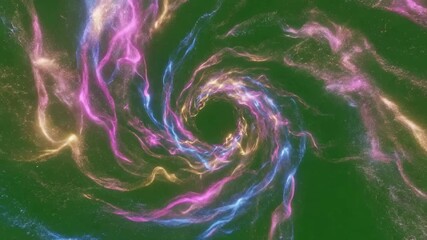 Nature's neon trails with abstract green light streaks forming effect green screen light streaks style featuring light, motion, - Powered by Adobe