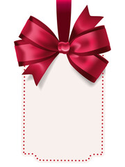 Christmas Label Price Tag, Christmas, ribbon, holidays, painting