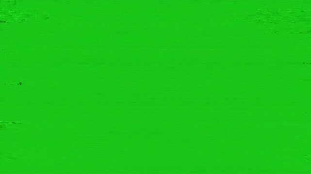 Distressed digital glow fading into green screen with subtle video artifacts simulating a effect green screen glitch effects style