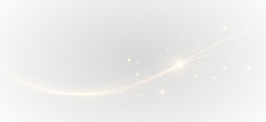 Abstract Golden Light Ring Swirl Fantasy PNG