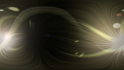 Abstract light trails in motion