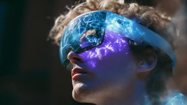 Young Male Economist Visualizing Tokenized Asset Flows