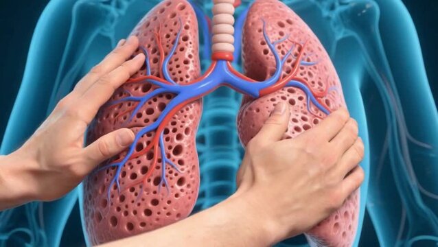 Honeycomb Lung: A Radiological Pattern of Interstitial Lung Disease (ILD)&mdash;Characterized by Cystic Airspaces on HRCT Scans, Linked to IPF, Sarcoidosis & Connective Tissue Diseases, Presenting with Dysp