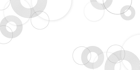 modern white and gray circle gradient trendy background. Grey abstract background geometry circle, diagonal line and layer element Vector for business, corporate presentation design  web template.