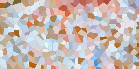 Abstract Low Polygon Multicolor Generative Crystal texture background. Geometric colored background for interior solutions or covers. abstract Mosaic or polygon elements for Cement kitchen use .