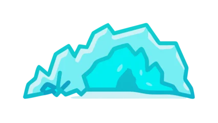 Fototapeten Türkis Blue mountain landscape  © Alone