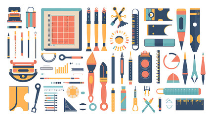 seamless pattern with tools
