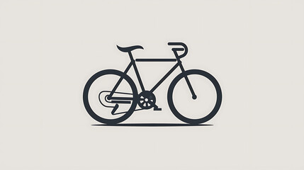 bicycle on a white background