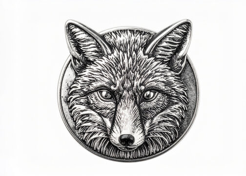 silver fox head