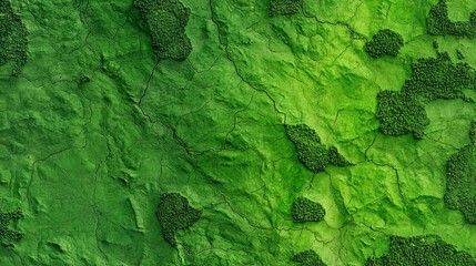 Military reconnaissance terrain segmentation aerial scanning and detection grid. 