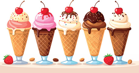 Minimal Abstract Vector Design with Soft Shapes and Contemporary Look