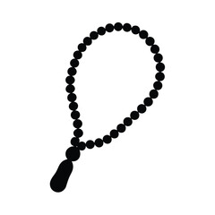 Prayer Beads Tasbih Background Icon