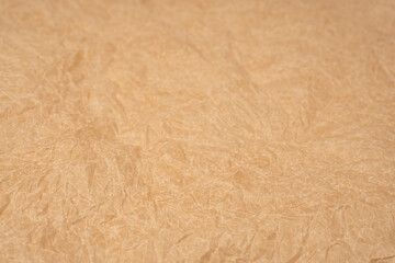 Crumpled paper as background. Top view.