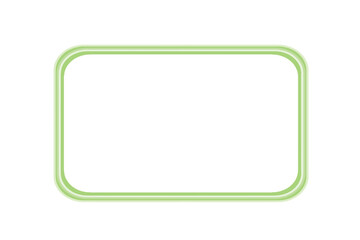 Naklejka premium Electric Green Frame For Modern Tech Display