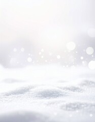 winter landscape with snow