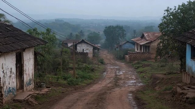 keonjhar odisha countryside village view india video