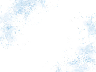 Obraz premium Pastel blue watercolor abstract background. wedding invitation designs or card templates for greetings or invitations on valentines Day. watercolor paint brush glitter for wedding elements. 