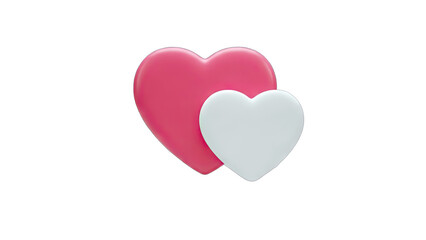 3D Hearts: Love, Romance, and Valentine's Day Concept