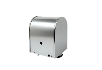 Retro chrome diner napkin dispenser for classic kitchen and restaurant decor