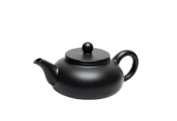 Traditional Japanese cast iron teapot, tetsubin, for brewing tea rituals