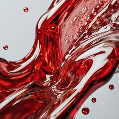 abstract background with red liquid
