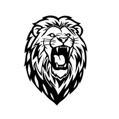 Lion head vector illustration 