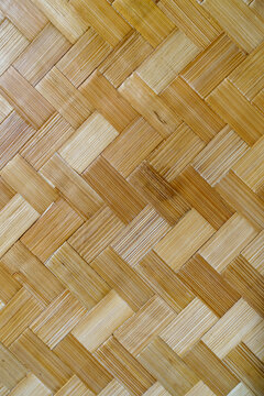 Bamboo woven pattern background wall