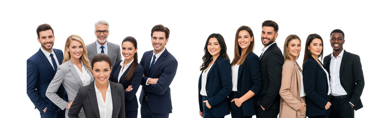 Corporate Team Portrait in Business Attire