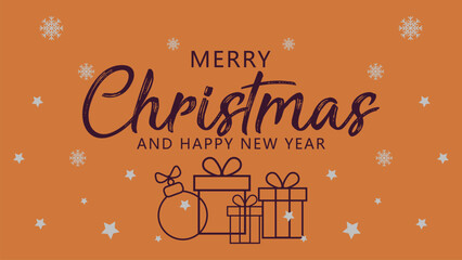 Modern universal artistic template, Christmas greeting card for corporate holidays, abstract background design, vector illustration.