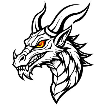tribal wolf tattoo