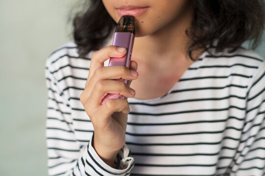 Youth Lifestyle Scene with E-Cigarette