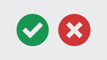 Fototapeta premium A simple graphic design showing two circular icons side by side against a white background 