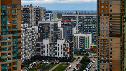 Modern building in Saint Petersburg.