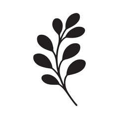 black and white floral vector