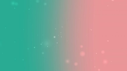 Pastel teal and peach gradient background with dreamy sparkle particles and glowing light spots suitable for holiday celebrations creative designs and inspirational visual content - Powered by Adobe
