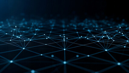 Abstract futuristic background representing digital network connections and big data technology
