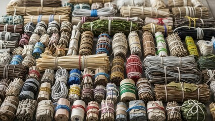 Collection of handcrafted beaded bracelets