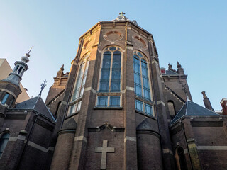 amsterdam old town buildings detail