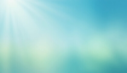 Fototapeta premium Bright light shining through blue sky