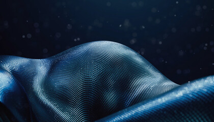 A glowing blue nebula illuminates the deep dark cosmos of a starry night sky filled with bright planets and distant fantasy galaxies