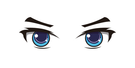 矢量卡通眼睛动漫眼  © 炳伟 梁