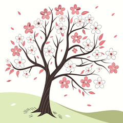 Fototapeta premium Blossoming tree in spring