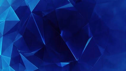 Abstract Blue Geometric Shapes Background with Dark Center.